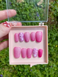 Image 4 of Bubblegum Pink Color changing Gel Nail Set