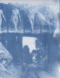 Walk With Me Cyanotype