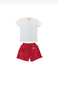Image of Hustle Allstar Shorts Set (Red) 