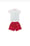 Image of Hustle Allstar Shorts Set (Red) 