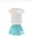 Image of Hustle Allstar Short Set (Aqua)