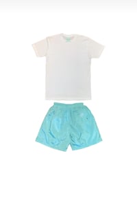 Image of Hustle Allstar Short Set (Aqua)