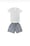 Image of Hustle Allstar Short Set (Grey) 