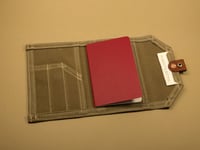 Image 1 of Waxed Canvas Notebook Cover (Tan)