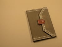 Image 2 of Waxed Canvas Notebook Cover (Tan)