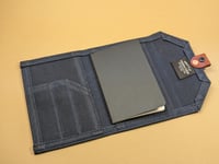 Image 1 of Waxed Canvas Notebook Cover (Navy)