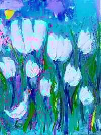 THE DUCK AND THE TULIPS 