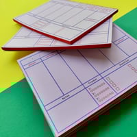 Image 1 of Weekly desk planner