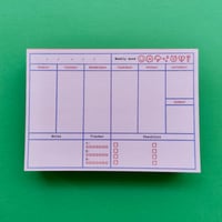 Image 3 of Weekly desk planner