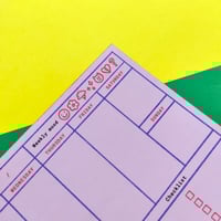 Image 4 of Weekly desk planner