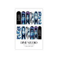 Image 4 of THE CORPSE BRIDE HALLOWEEN NAIL DECALS 