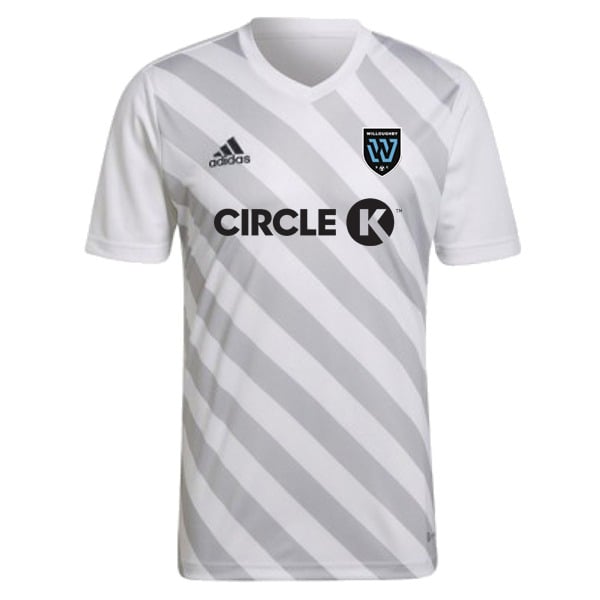 Image of White/Light Grey Graphic Jersey