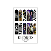 Image 5 of BEETLE JUICE 3 HALLOWEEN NAIL DECALS 