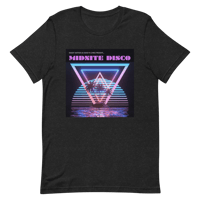 Midnite Disco Black Palms T shirt