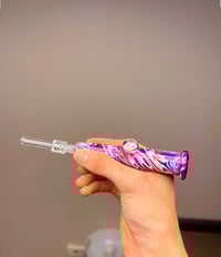 Image 3 of Pink/purple swirl tech nectar collector 