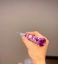 Image 2 of Pink/purple swirl tech nectar collector 