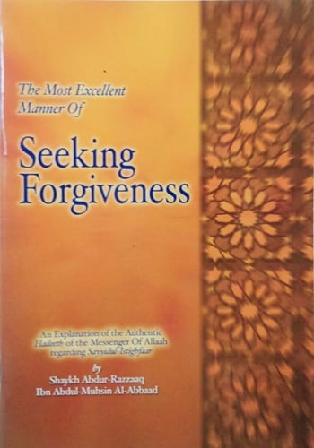 Image of Most Excellent Manner Of Seeking Forgiveness