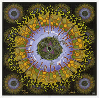 Image 1 of COSMIC MANDALA blotter print