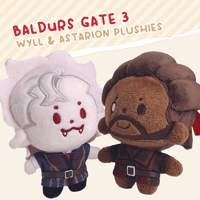 Image 1 of Wyll + Astarion Baldur's Gate 3 Plush