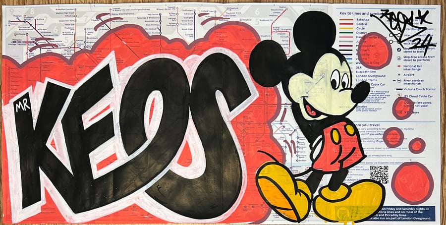 MrKEOS London tube map - Mickey 1/Mickey 2