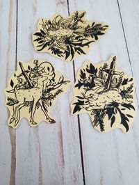 Image 2 of Golden Animals - Metallic Sticker pack