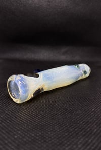 Image 5 of Blue & Green Dotted Chillum