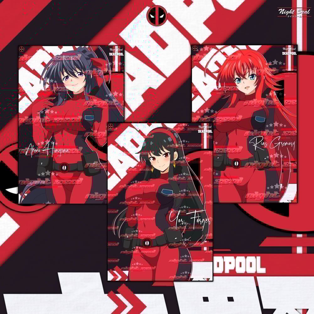 Image of DEAD POOL V.2 x WAIFUS