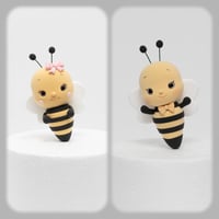 Image 1 of Bee Cake Topper - Lightweight Clay