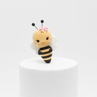 Image 2 of Bee Cake Topper - Lightweight Clay