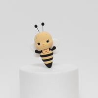 Image 3 of Bee Cake Topper - Lightweight Clay