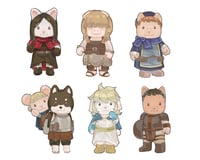 ⟡ [WIP] MORE Dungeon Meshi Calico Critters ⟡