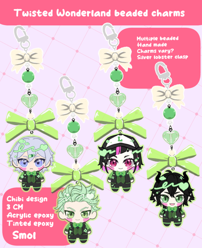 Image of  PREORDERS CLOSED - Twisted Wonderld Birthday Beaded Charms