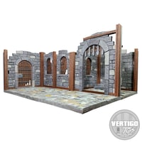 Image 3 of 1:12 Scale Roadside Ruins Diorama Super Deluxe Bundle