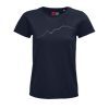 Monte Bianco T-shirt Donna blu navy / bianco PULSE