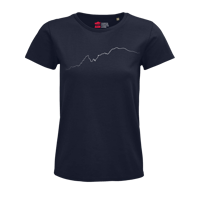 Image 1 of Monte Bianco T-shirt Donna blu navy / bianco PULSE