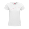 Monte Bianco T-shirt Donna bianco / rosso PULSE