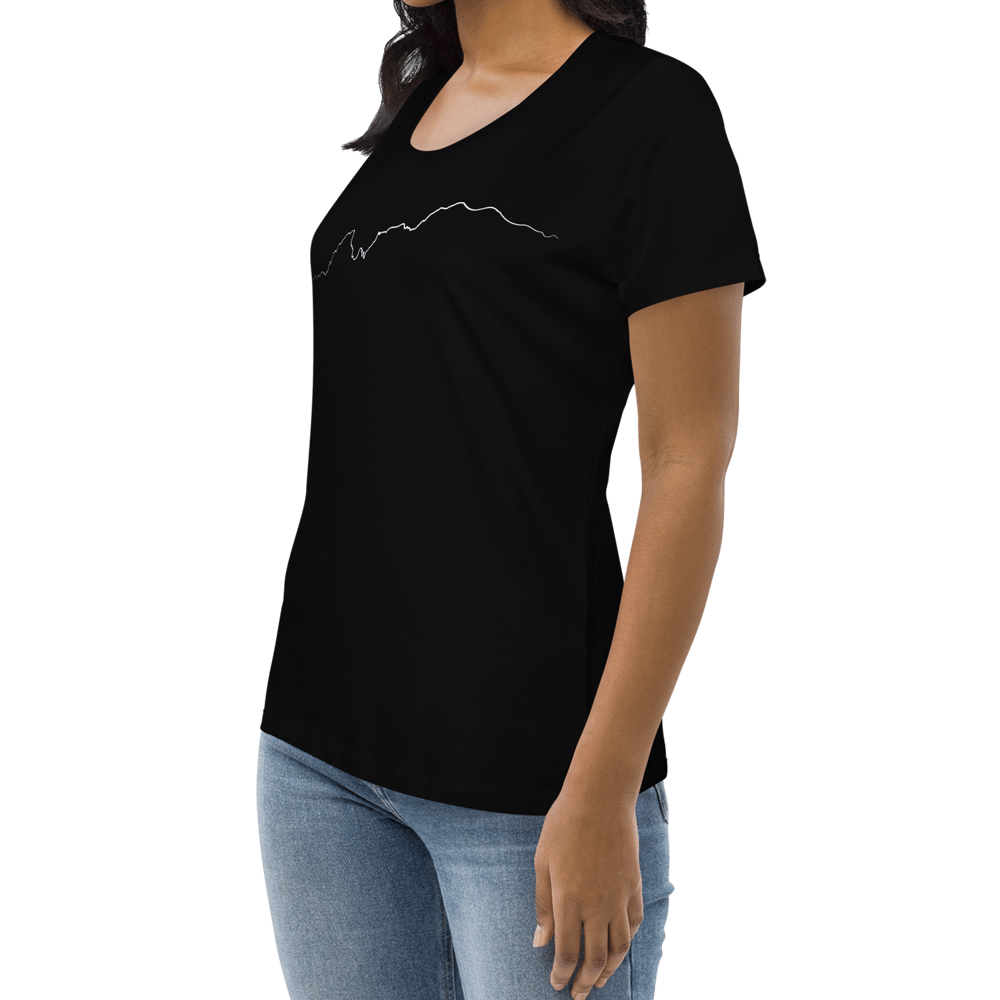 Monte Bianco T-shirt Donna nero / bianco PULSE