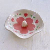 Image 3 of white cat trinket dish