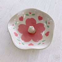 Image 2 of white cat trinket dish