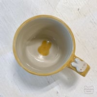 Image 3 of plaid bunny mug (not food safe)