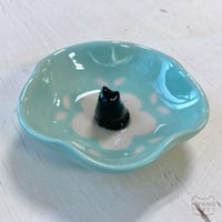 Image 2 of black cat trinket dish