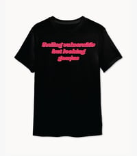 Black Feeling Vulnerable T-shirt