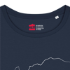 Monte Bianco T-shirt Donna blu navy / bianco PULSE