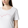 Monte Bianco T-shirt Donna bianco / rosso PULSE