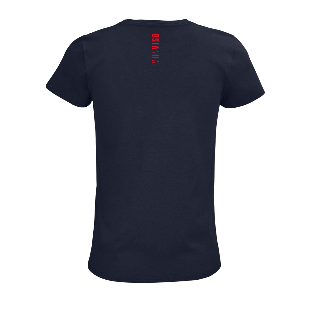 Monviso T-shirt Donna blu navy / rosso PULSE
