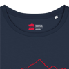 Monviso T-shirt Donna blu navy / rosso PULSE