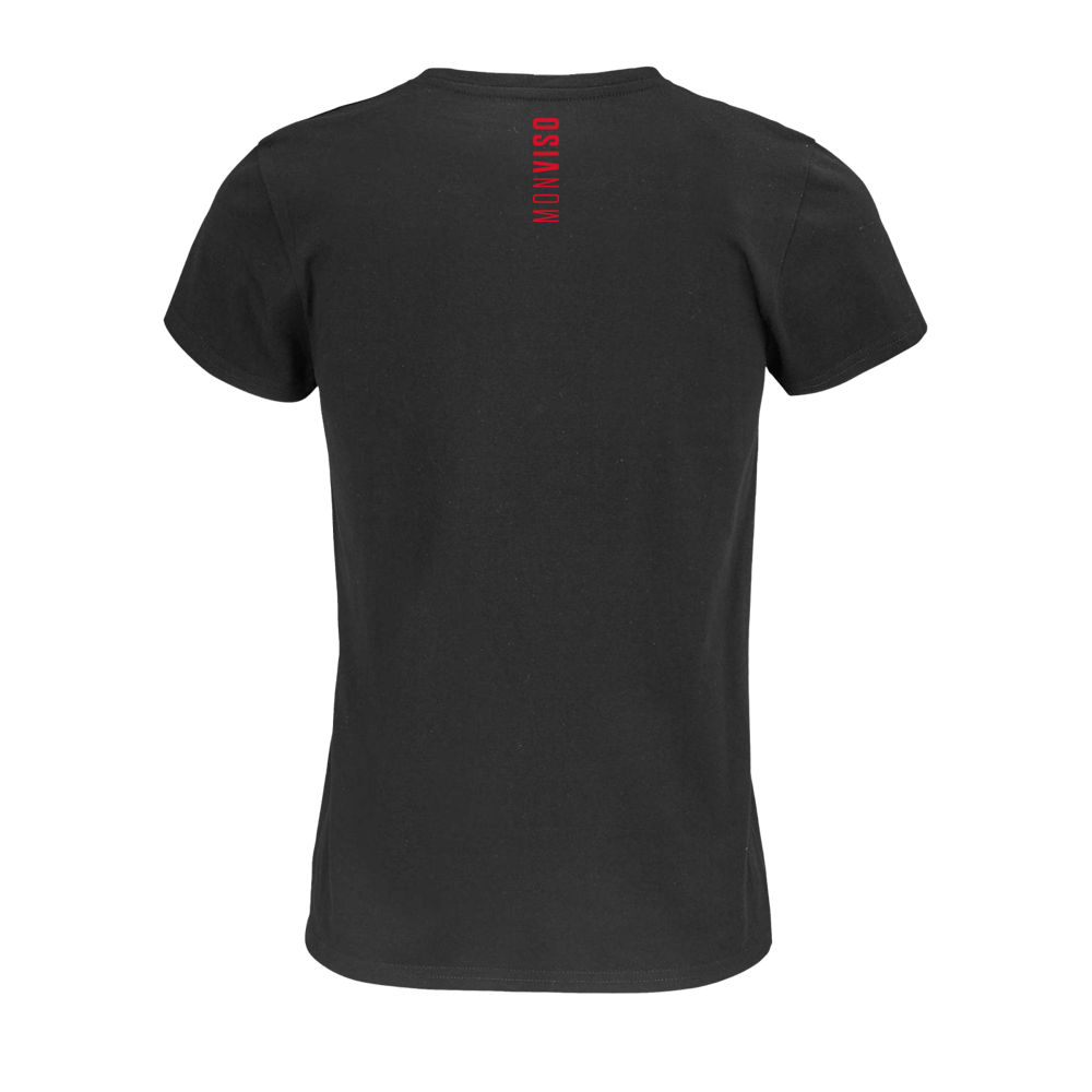 Monviso T-shirt Donna nero / rosso PULSE
