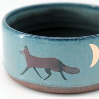Image 2 of MADE TO ORDER Night Fox Cereal Bowl