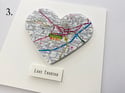 Rocket & Co. Small ‘Love Taunton’ & ‘Love Somerset’ map artworks