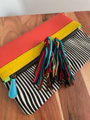 Image 3 of Calypso Leather Fold Over Clutch